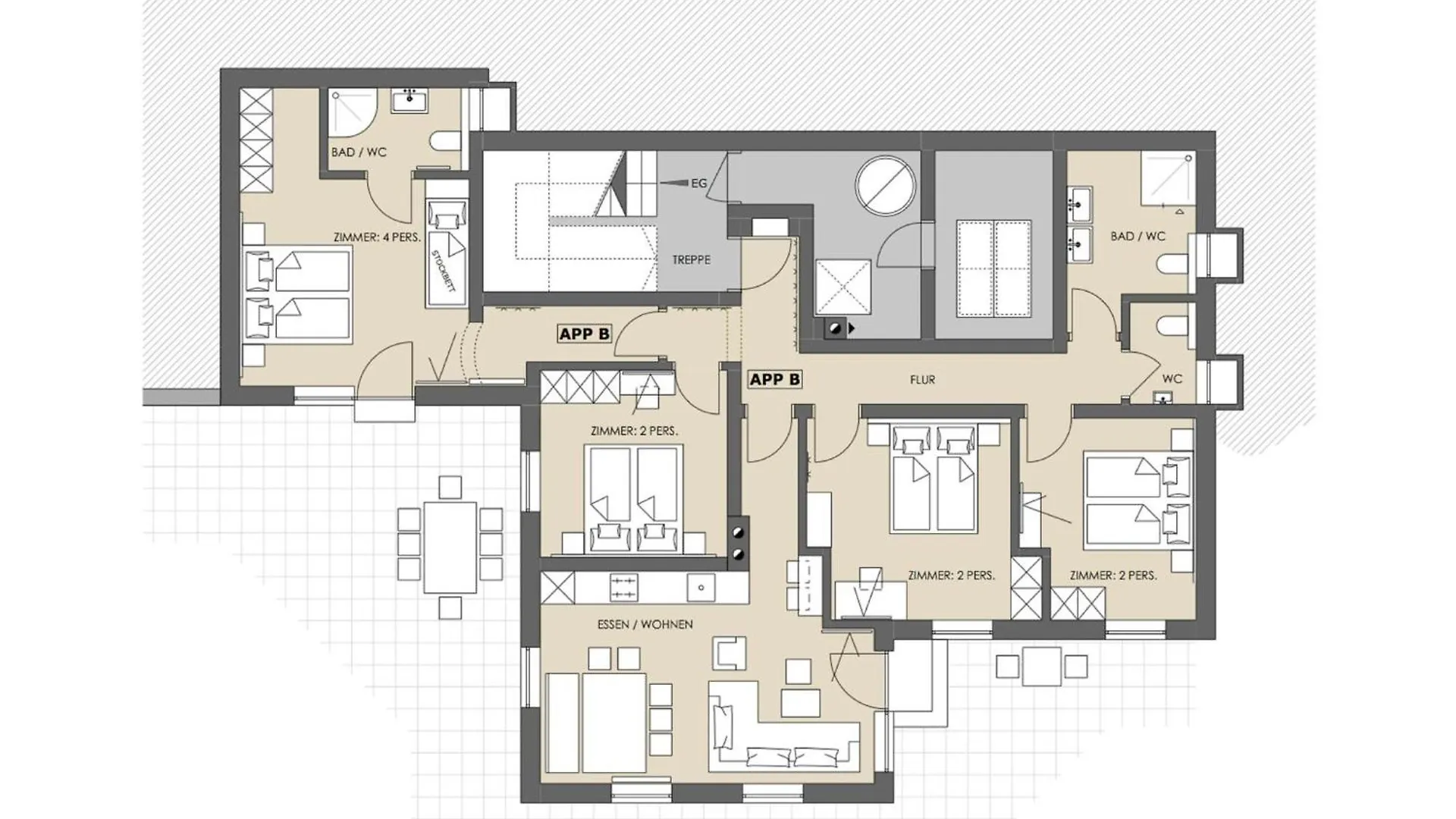 Appartement Alpensteinbock Saalbach B